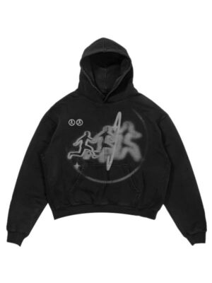 ATOM Black Pullover Hoodie