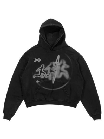 ATOM Black Pullover Hoodie