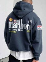 Marlboro Racing Pullover Fleece Hoodie