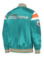 Miami Dolphins Starter Full Snap Varsity Jacket