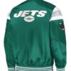 Starter Green New York Jets Full Snap Jacket