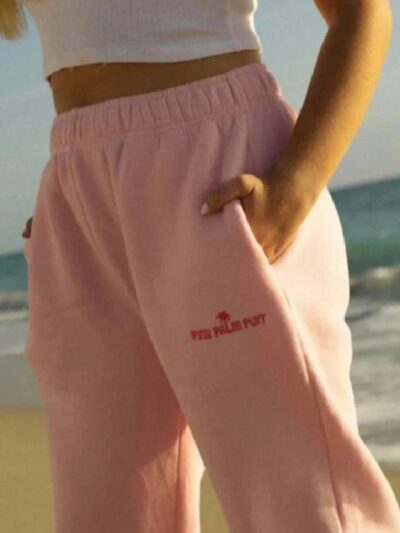 Pink Palm Puff Multicolor Sweatpants