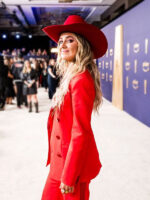 2024 ACM Awards Lainey Wilson Red Suit