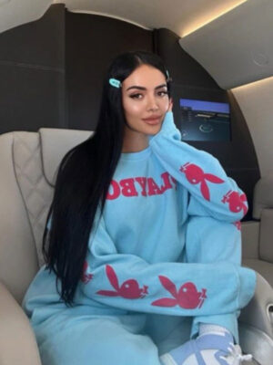 90 Day Fiance S08 Sophie Playboy Blue Sweatshirt