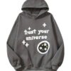 Broken Planet Trust Your Planet Grey Pullover Hoodie