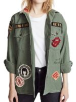 Rolling Stones Green Military Jacket