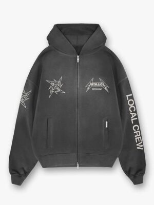 Represent x Metallica Local Crew Black Zip Hoodie