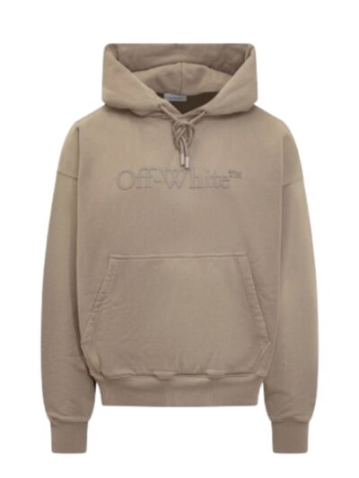 Off White Skate Beige Pullover Hoodie