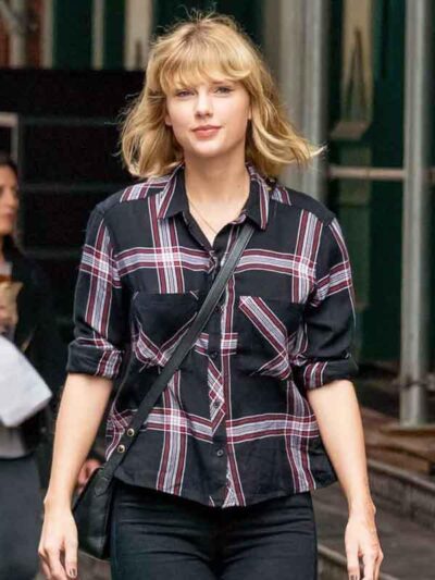 Taylor Swift New York City Black Plaid Shirt