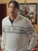 A Very Vermont Christmas Ryan McPartlin white Sweater