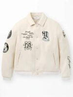 Ace Of Spade Letterman Varsity Jacket