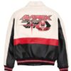 Avirex USA Red Blades Bomber Leather Jacket