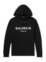 Balmain Printed Pullover Hoodie