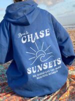 Sunsets Oversized Fleece Hoodie