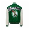 Boston Celtics Block Letterman Varsity Jacket