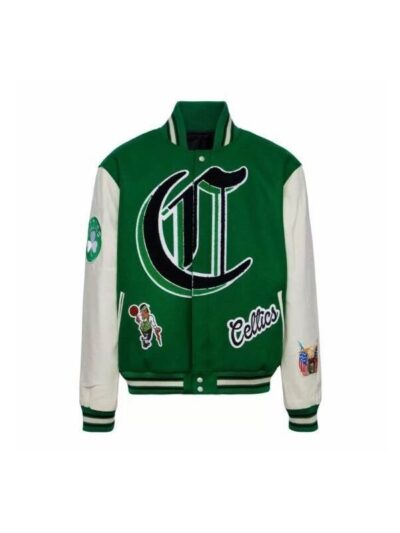 Boston Celtics Block Letterman Varsity Jacket