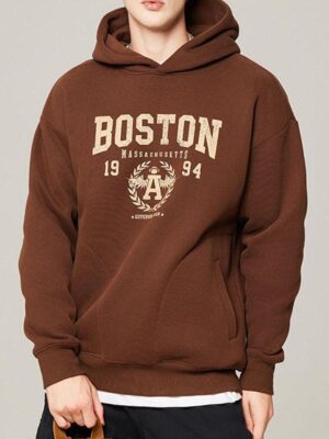 Boston Massachusetts Pullover Hoodie