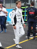 Brad Pitt Grand Prix F1 Racing White Jumpsuit