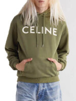 Celine Green Pullover Hoodie