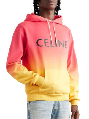 Unisex Celine Multicolor Pullover Hoodie