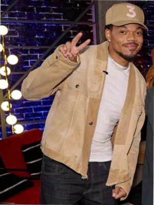 Chance The Rapper The Voice S25 Beige Jacket