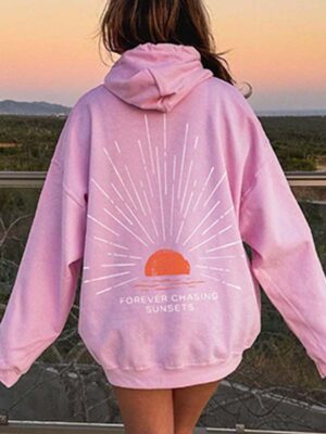 Chasing Sunset Pullover Hoodie