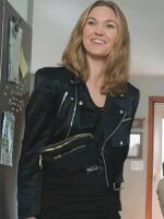 Chosen Family 2024 Julia Stiles Black Jacket