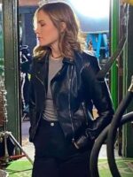 Chosen Family 2024 Julia Stiles Black Jacket