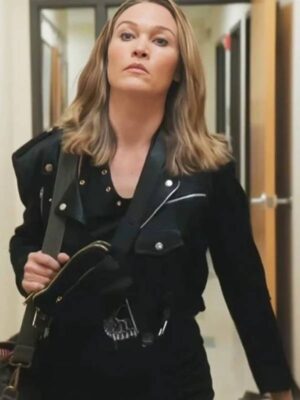 Chosen Family 2024 Julia Stiles Black Jacket