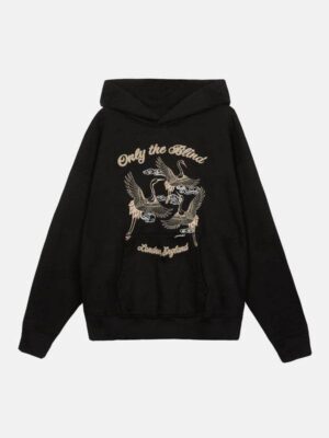 Cranes Only The Blind Black Pullover Hoodie