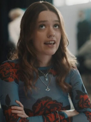 Daddy Issues S01 Aimee Wood Gemma Rose Print Top