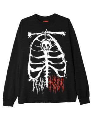 Dead Inside Skeleton Black Sweatshirt