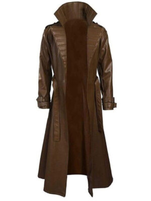 Deadpool & Wolverine Gambit Brown Leather Coat