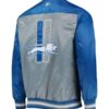 Detroit Lions Starter Grey Bomber Jacket