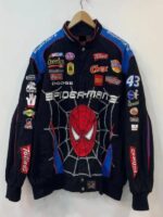 Disney Daytona 500 Spiderman Black Jacket