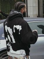 Drake Hate Survivor Oversized Black Pullover Hoodie