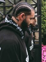 Drake Hate Survivor Oversized Black Pullover Hoodie