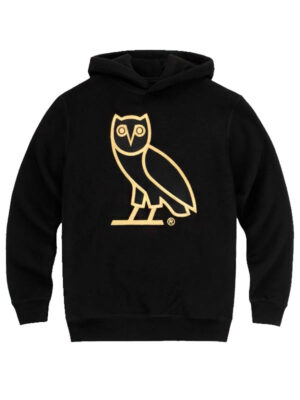 Drake Owl Black & Green Pullover Hoodie