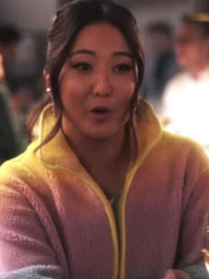 Emily In Paris S04 Ashley Park Ombre Zip Up Jacket