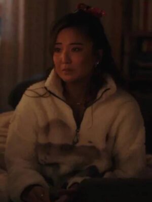 Emily In Paris S04 Ashley Park Zip Up Fleece Jacket