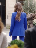 Emily in Paris S04 Lily Collins Blue Suit