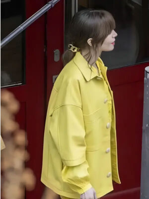 Emily In Paris S04 Lily Collins Yellow Jacket