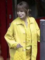 Emily In Paris S04 Lily Collins Yellow Jacket