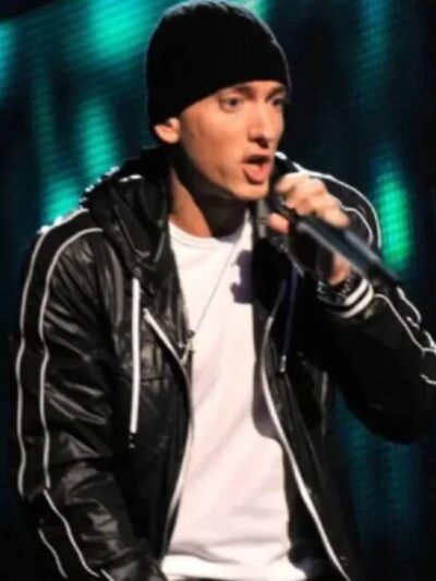 Eminem 52nd Annual Grammy Hooded Black Zipper Jacket