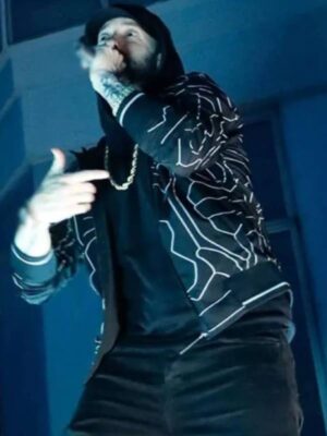 Eminem Houdini Black Hooded Zipper Jacket