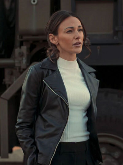 Fool Me Once Michelle Keegan Black Leather Jacket