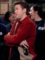 Frasier Freddy Crane Red Corduroy Jacket