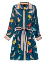 Good Morning America Ginger Zee Bird Print Shirt