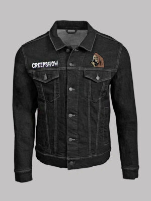 Halloween Creepshow Black Denim Jacket