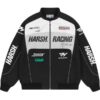 Harsh And Cruel Biker Racing Leather Jacket